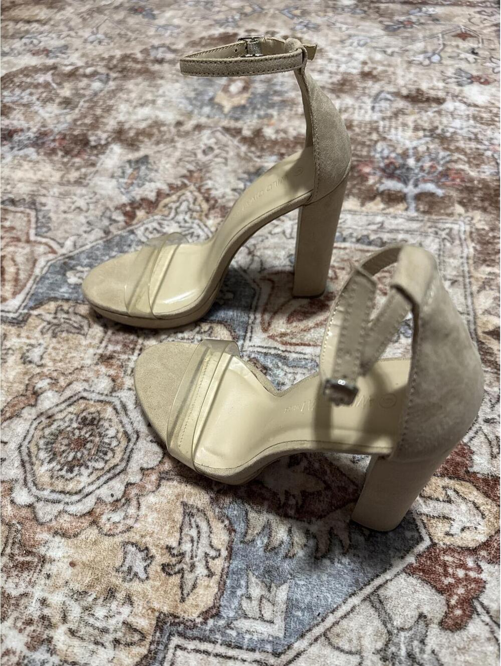 Wild Diva Platform Heels nude 6